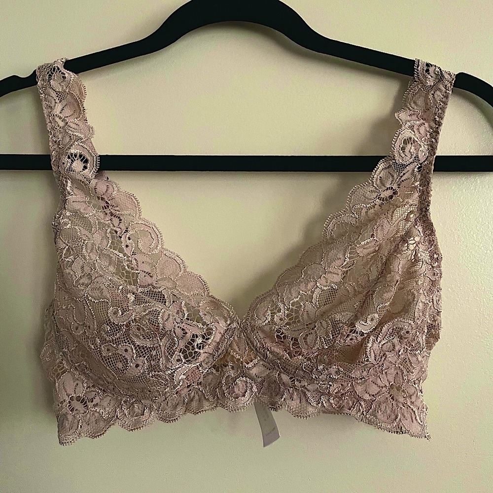 Hanro lace bra 34A
